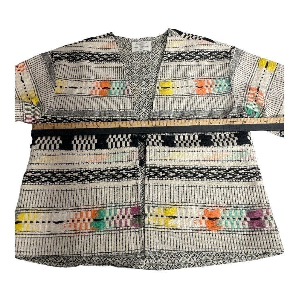 Zara Girls Ethnic Boho Woven Textile Jacket Sz 11/12 - Picture 10 of 14